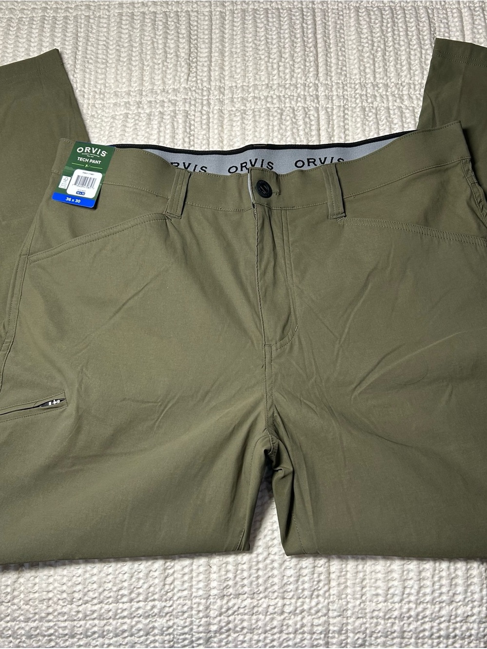 Orvis Tech Pant in Olive Night